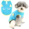 Zunea Carino Cartoon Dog Jacket Maglione per Cani di Piccola Taglia Inverno Caldo Pile Cucciolo Gilet Maglione Cappotto con Guinzaglio Anello Morbido Pullover Freddo Chihuahua Vestiti Pet