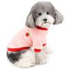 ZUNEA Maglione Invernale per Cani Piccola Taglia Cappottino in pile Caldo per Cuccioli di Frutta Colorata a Maglia con Fragola per Animali Domestici Gatti Giacca Morbida Vestiti Abbigliamento Rosa L
