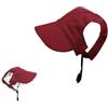 Generico Cappellino da Baseball per Cani, Cappellino da Sole per Cuccioli, in Tela, alla Moda, Comodo e Regolabile con Fori per Le Orecchie, Visiera, Visiera Estiva Cappello per