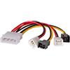 AKYGA AK-CA-34 - Presa Molex su 2 x 3 Pin 12 V, 2 x 3 Pin 5 V