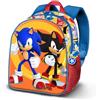 Karactermania Sonic The Hedgehog Shadow-Zainetto 3D Elite, Multicolore, 25 x 30 cm, Capacità 7 L