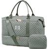 LOVEVOOK Borsone da Viaggio Donna Borsa Palestra Donna Bagaglio a Mano Easyjet Cabin Bag Weekend Travel Duffel Gym Bag con Organizer Valigia Grande Borsa Parto Ospedale Mamma Nascita per Aereo Fitness