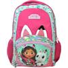 mybagstory Zaino da bambina La casa magica di Gabby 43 x 32 | Zaino per la scuola materna rosa e blu | Borsa per la scuola per bambini Licenza ufficiale DreamWorks | Ideale regalo di compleanno e