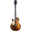 EKO GUITARS - Chitarra Elettrica LS‑300 LH per Mancini, Corpo Pioppo, Manico Acero, Tastiera Laurel, 2 Humbucker, Ponte Tune‑O‑Matic, 22 Tasti, Scala 630mm, Colore Gold