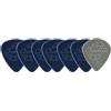 OVATION Diamond Picks Nylon Standard 351 Plettri - Super Grip - Punta Tonda - Set da 7 (6+1 pezzo Sharp Tip gratis) - 1,14 mm - midnight blue - blu scuro - Made in Czech Republic
