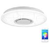 CONWELL Lampada da soffitto a LED RGB dimmerabile, 24 W, controllo tramite app Bluetooth, luce musicale, Foyer per camera da letto, 110 V ~ 265 V AC, in acrilico, colore bianco