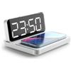 Lancoon Sveglia digitale a LED con ricarica wireless Snooze luminosità regolabile volume 12/24 ore interruttore silenzioso facile da trasportare per camera da letto, casa, ufficio