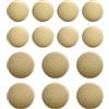 QUARKZMAN 14Pz Bottoni Automatici a Pressione Rotondi 20mm/25mm Bottoni a Pressione Metallo in Ottone Cucire Artigianato Ricambio per Blazer Abiti Abbigliamento Accessori DIY, Bronze