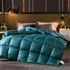 GYMIGE Piumino Invernale in Piuma D'Oca/Anatra Bianca, con Fodera in Cotone, Spesso, per Letto Singolo, Matrimoniale, Matrimoniale, King Size