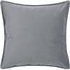 Morbidissimi - Set 2 Fodere Copricuscino Arredo Danae in Velluto 50x50 cm Grigio, Cuscini Decorativi con Cerniera Nascosta, Tinta Unita per Divano Letto Poltrona, Senza Imbottitura AC212
