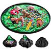 LandJoy Tappetino per Giochi,semplici e per la bonifica Tappeto Grande stuoia di Picnic Pieghevole Raccogli Rapidamente i Giocattoli（150cm,Verde）