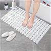 Qurxuanwe Tappetino Doccia Antiscivolo e Antimuffa Qurxuanwe, 90x40 cm, Grigio, TPE