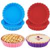 DGN 8 Pezzi Stampo Crostata Silicone, 11cm Formine per Crostatine Silicone