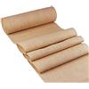 Qiyiche Runner Juta 30CM*15M, Naturale Juta Rotolo Marrone, per Eventi, Decorazione da Tavolo, Matrimoni, la Casa di Natale e Produzione fai da te (15M x 30CM)