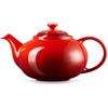 Le Creuset Teiera Classic in Gres Vetrificato, 1.3 litri, per 3 e 4 Tazze, Ciliegia, 80702130600003