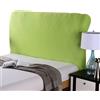 ZCXRYFL Elastica Copertura Per Testiera Per Letto Imbottito/Legno/Pelle Copri Testata Del Letto Matrimoniale Singolo Rettangolare/Leggermente Stondata Fodera Testiera Letto Prote(Lunghezza:90-110cm,Verde)