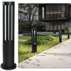 Zeitnet Inc. Lampione LED 12W esterno IP65 lampioncino nero luce giardino cortile viale 60cm palo illuminazione esterni (TEMPERATURA LUCE 3000K)