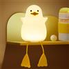 JUQG Luce Notturna per Bambini in Silicone, Luce Notturna Ricaricabile Tramite USB per Bambini con Funzione Touch-Dimming, Lampada da Comodino Adatto per Camerette, Soggiorni e Camere da Letto