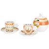 THUN - Set 2 Tazzine con piattino e Zuccheriera, Collezione Tulipani, /10,25 x 9,60H 370 cc