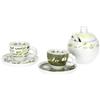 THUN - Set 2 Tazzine con Piattino e Zuccheriera, Collezione Caffè al VoloD6,7x5,25H 85cc D12/ 10,25 x 9,60H 370 cc
