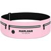 MARLOAR Marsupio Running Unisex Uomo Donna - Cintura Running Porta Cellulare, Chiavi e Accessori, Running Belt per Corsa, Trail e Fitness (Marsupio running Rosa, Taglia unica)