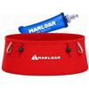 MARLOAR Marsupio Running Unisex Uomo Donna - Cintura Running Porta Cellulare, Chiavi e Accessori, Running Belt per Corsa, Trail e Fitness (RedEdition, M)