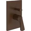 GESSI Miscelatore Doccia a Parete Gessi Ventaglio 72079 - 2 Vie con Deviatore Automatico - Bronzo Scuro