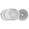 Chiloskit 10 lame rotanti da 18 mm, ideali per artigiani, trapunte, album di ritagli, super affilate per tagli ordinati, per taglierine OLFA Fiskars True Cut