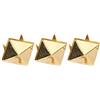 TOPINCN 100 Borchie Quadrate a Piramide, Rivetti Punk in Metallo 4 Borchie in Metallo Artiglio per Borsa Abbigliamento in Pelle Scarpe Gioielli Bracciali, Artigianato Fai-da-te Punte (15 MM)