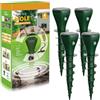 Dufuso Dissuasori per Talpe 4 Pezzi, Dissuasore per Topi, Repellente per Topi, Scaccia Talpe per Scoiattoli di Terra, Serpenti, Visoni, IP65 Impermeabile-Verde
