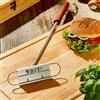 Casa Vivente Marchio BBQ in Alluminio per Carne alla Griglia, Marchiatore per Bistecche con Manico in Legno, Utensili Grill, Accessori Barbecue