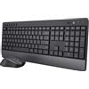 Trust Tastiera e mouse Trust Trezo RFwireless Qwerty 1600doi Nero [24530]
