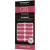 Deborah Milano - Smalto Gel Adesivo per Unghie, Stickers in smalto Gel da polimerizzare in Lampada UV Led, Long Lasting, 20 Adesivi, Colore 09 Metal Pink