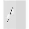 Vistosi MODULOR PLAFONIERA APPLIQUE 1 BIANCO SATINATO E NERO OPACO 2 L2299 LED 2700K 4550LM 31W DIMMERABILE