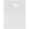 Vistosi MODULOR PLAFONIERA APPLIQUE M BIANCO SATINATO E BIANCO OPACO 1 LUCE ATTACCO E27
