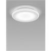 Vistosi POD PLAFONIERA APPLIQUE G BIANCO LUCIDO BIANCO OPACO 1 L3219 LED 3000K 18W 2800lm DIMMERABILE