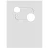 Vistosi TIER PLAFONIERA APPLIQUE MP BIANCO SATINATO OTTONE VERNICIATO L3295 LED 3000K 31W 4550lm DIMMERABILE