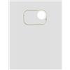 Vistosi TIER PLAFONIERA APPLIQUE P BIANCO SATINATO OTTONE VERNICIATO L22FF LED 2700K 12W 1700lm DIMMERABILE