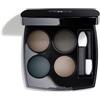 CHANEL LES 4 OMBRES Palette Ombretti - Ombretto dai Molteplici Effetti - 324 Blurry Blue - all