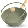 Römertopf Padella Antiaderente 26 cm in Alluminio, Verde | Alluminio con rivestimento antiaderente senza PFAS, Ø 26 cm, manico ergonomico