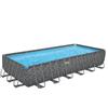 BESTWAY Piscina APX 365 Rettangolare 7.32x 3.66x1.32m Marmo Scuro