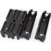 Ruilogod Plastic 2 Terminali 1 x 1,5 V AA Box Box Case 4 Pz