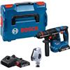 Bosch Professional 18V System Martello perforatore a batteria GBH 18V-18 X (ONECHUCK, incl. 2x 18V 2.0Ah, GAL 18V-40, GDE 24)