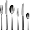 SAMBONET SET POSATE LINEAR, PROMO NERO PVD, Set 36 pezzi