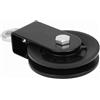 Haofy Ruota Sospesa Silenziosa di Pulegge per Attrezzature per il Fitness per Uso Interno Ed Esterno Piastra in Ferro PP Resistente 155x88 Mm