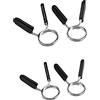 Haofy Clip a Molla per Bilanciere Collari per Bilanciere in ABS Resistente per Allenamenti Sicuri 4 Pezzi 25 Mm