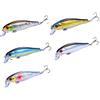 Generic XILILHC 5Pcs Minnow Lure Laser Fishing Bait 85mm 9g Fishing Wobblers Affronta Topwater Bait Artificiale Hard Bait Accessori for La Pesca