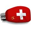 GogglesCover Copertura Protettiva per Occhiali da Snowboard, Design con Bandiera Svizzera.