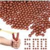 Dekorinex 500 Pezzi Slingshot Clay Balls, 9mm Palline di Fango, Munizioni Sfere di Argilla Biodegradabili, Slingshot Fango Sfera Palla di Argilla, per Gli Amanti Della Fionda Funziona con Qualsiasi Fion
