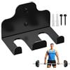 Riaisttd Supporto per bilanciere verticale, bilanciere da parete, barbell appendiabiti, barbell bar in polvere, barbell rivestito in polvere, asta verticale a barbellino, supporto per bilanciere, montaggio a